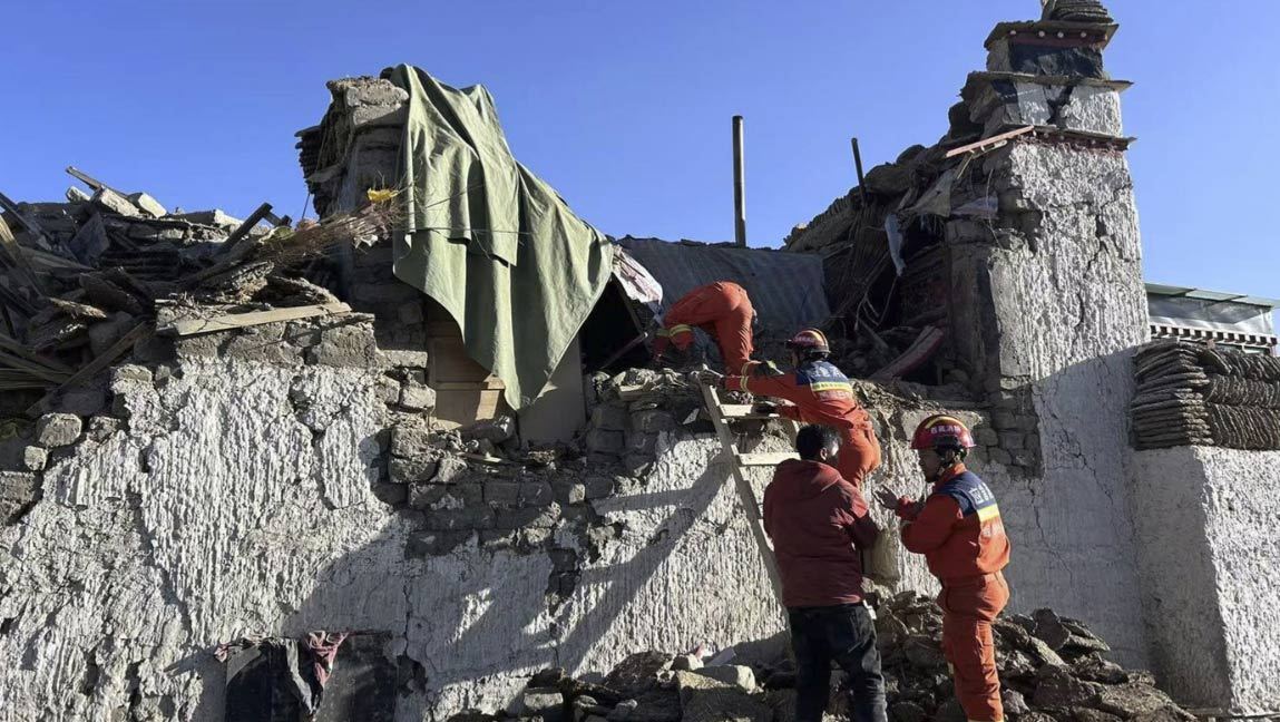 西藏发生6.8级地震！至少126人死亡，许多人被困